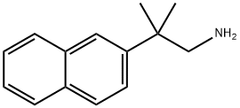 2-methyl-2-(naphthalen-2-yl)propan-1-amine Struktur