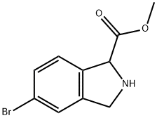 methyl 5-bromoisoindoline-1-carboxylate Struktur