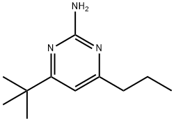 2-amino-4-(n-propyl)-6-(tert-butyl)pyrimidine Struktur