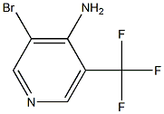 3-bromo-5-(trifluoromethyl)pyridin-4-amine Struktur
