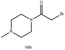 2-bromo-1-(4-methylpiperazin-1-yl)ethan-1-one hydrobromide|2-溴-1-(4-甲基哌嗪-1-基)乙烷-1-酮?dú)滗逅猁}