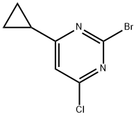 2-Bromo-4-chloro-6-(cyclopropyl)pyrimidine|2-Bromo-4-chloro-6-(cyclopropyl)pyrimidine