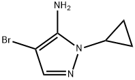 4-bromo-1-cyclopropyl-1H-pyrazol-5-amine Struktur