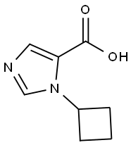 1-Cyclobutyl-1H-imidazole-5-carboxylic acid Struktur