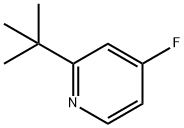 4-Fluoro-2-(tert-butyl)pyridine Struktur