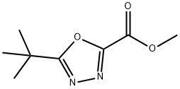 methyl 5-tert-butyl-1,3,4-oxadiazole-2-carboxylate, 1565976-13-7, 結(jié)構(gòu)式