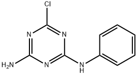 6-氯-N2-苯基-1,3,5-三嗪-2,4-二胺 結(jié)構(gòu)式