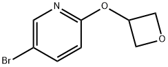 5-Bromo-2-(oxetan-3-yloxy)-pyridine Structure