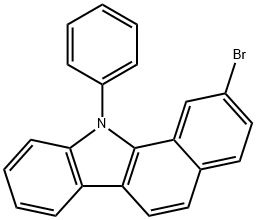 2-bromo-11-phenyl-11H-benzo[a]carbazole Struktur