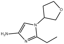 1-(Oxolan-3-yl)-2-ethylimidazol-4-amine|