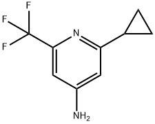 4-Amino-2-cyclopropyl-6-trifluoromethylpyridine Structure