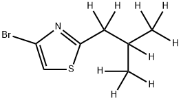 4-Bromo-2-(iso-butyl-d9)-thiazole Structure