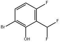 3-Bromo-6-fluoro-2-hydroxybenzodifluoride|6-溴-2-(二氟甲基)-3-氟苯酚