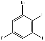 3-Bromo-2,5-difluoroiodobenzene Struktur