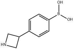 (4-(azetidin-3-yl)phenyl)boronic acid Struktur