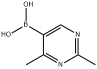 2,4-Dimethylpyrimidine-5-boronic acid Struktur