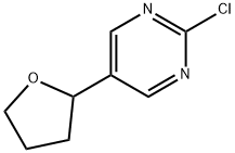 2-chloro-5-(tetrahydrofuran-2-yl)pyrimidine Struktur