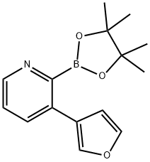 3-(3-Furyl)pyridine-2-boronic acid pinacol ester Struktur