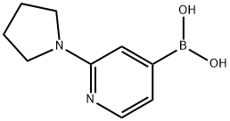 2-(Pyrrolidino)pyridine-4-boronic acid Struktur