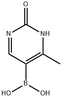 (2-hydroxy-4-methylpyrimidin-5-yl)boronic acid Struktur