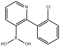 2-(2-Chlorophenyl)pyridine-3-boronic acid Struktur