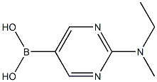 2-(Methylethylamino)pyrimidine-5-boronic acid Struktur