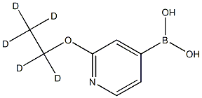 (2-(ethoxy-d5)pyridin-4-yl)boronic acid Struktur