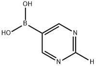 (pyrimidin-5-yl-2-d)boronic acid Struktur