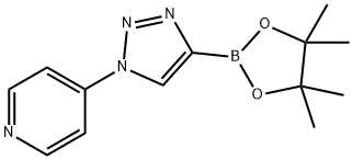 4-(4-(4,4,5,5-tetramethyl-1,3,2-dioxaborolan-2-yl)-1H-1,2,3-triazol-1-yl)pyridine|