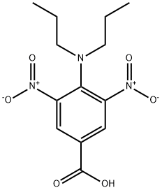 Benzoic acid, 4-(dipropylamino)-3,5-dinitro- Struktur