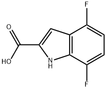 4,7-difluoro-1H-indole-2-carboxylic acid Structure