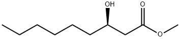 methyl (3R)-3-hydroxynonanoate Struktur