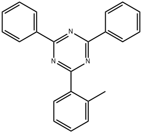 2,4-diphenyl-6-o-tolyl-[1,3,5]triazine Struktur