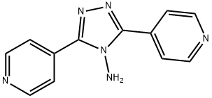 3,5-雙（吡啶-4-基）-4-氨基-1,2,4-三唑 結構式