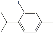 2-iodo-4-methyl-1-isopropylbenzene Struktur