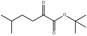 tert-butyl 5-methyl-2-oxohexanoate Struktur