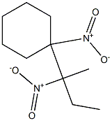 1-nitro-1-(2-nitrobutan-2-yl)cyclohexane Struktur