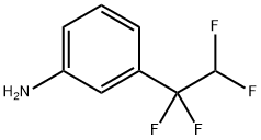 Benzenamine, 3-(1,1,2,2-tetrafluoroethyl)- Struktur