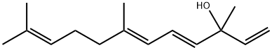 1,4,6,10-Dodecatetraen-3-ol,3,7,11-trimethyl-,(4E,6E)- Struktur