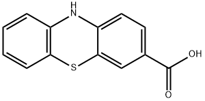 10H-phenothiazine-3-carboxylic acid Structure