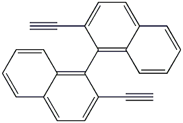 2,2'-diethynyl-1,1'-binaphthalene Struktur
