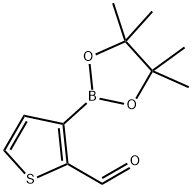2-Formylthiophene-3-boronic acid pinacol ester Struktur