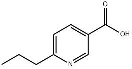 3-Pyridinecarboxylic acid, 6-propyl- Struktur