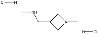 N,1-Dimethyl-3-azetidinemethanamine dihydrochloride Struktur