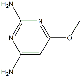 2-amino-4-methoxy-6-aminopyrimidine Struktur