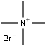 Tetramethylammonium bromide Struktur