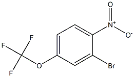 2-Bromo-4-(trifluoromethoxy)nitrobenzene Structure