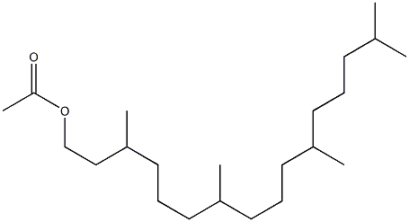 3,7,11,15-Tetramethylhexadecyl acetate Struktur