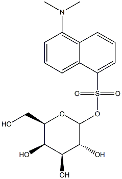 dansylgalactoside Struktur