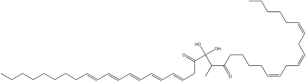 gamma-linolenoyl-3-eicosapentaenoylpropanediol Struktur
